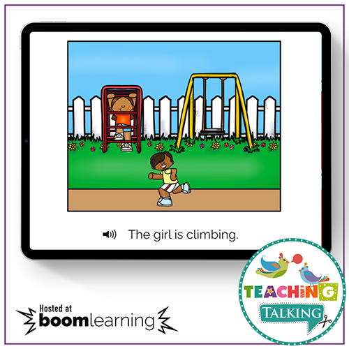 Teaching Talking BOOM Cards BOOM Cards - Understanding Verbs