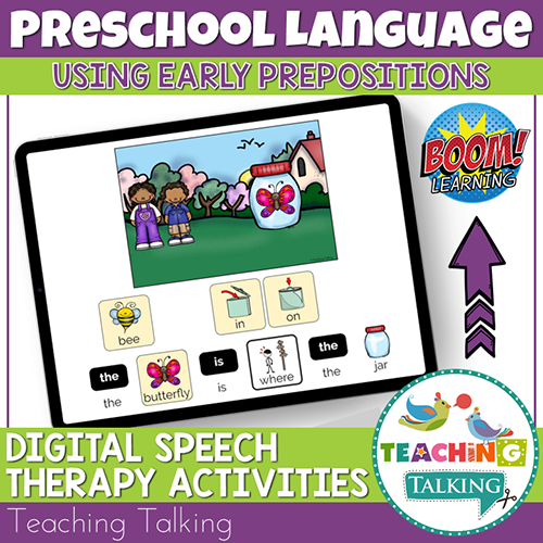 Teaching Talking BOOM Cards BOOM Cards - Using Prepositions