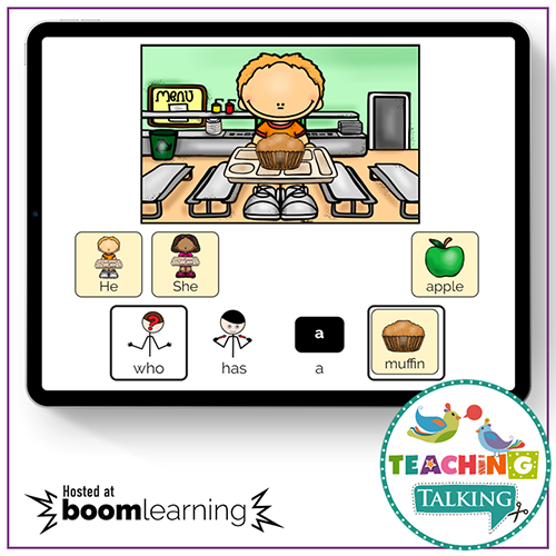 Teaching Talking BOOM Cards BOOM Cards - Using Pronouns