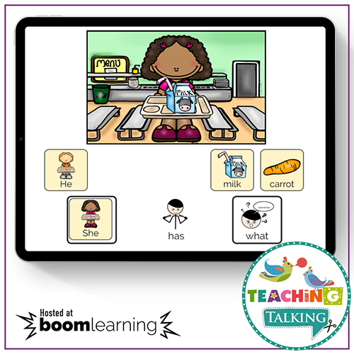 Teaching Talking BOOM Cards BOOM Cards - Using Pronouns