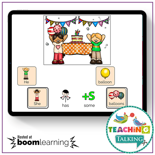 Teaching Talking BOOM Cards BOOM Cards - Using Regular Plurals