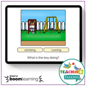 Teaching Talking BOOM Cards BOOM Cards - Using Verbs