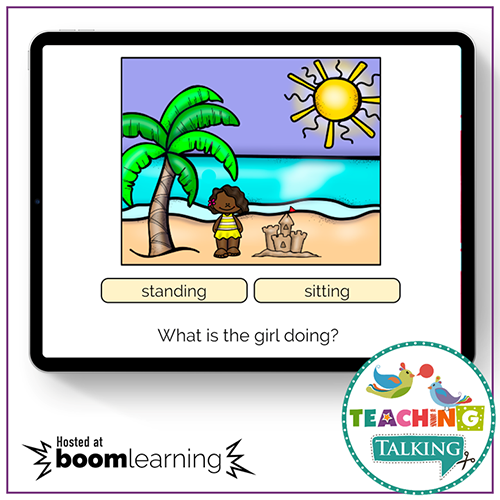 Teaching Talking BOOM Cards BOOM Cards - Using Verbs