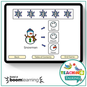 Teaching Talking BOOM Cards BOOM Cards - Winter Theme Apraxia Activities