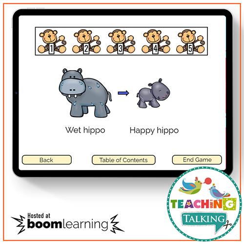 Teaching Talking BOOM Cards BOOM Cards - Zoo Theme Apraxia Activities