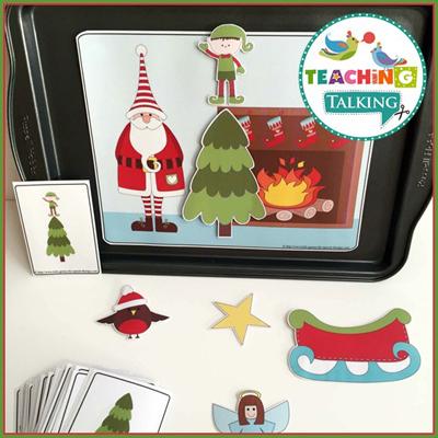 Teaching Talking Christmas Preschool Language Activities for Speech Therapy