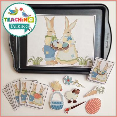 Teaching Talking Easter Preschool Language Activities for Speech Therapy