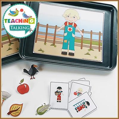 Teaching Talking Fall Preschool Language Activities for Speech Therapy