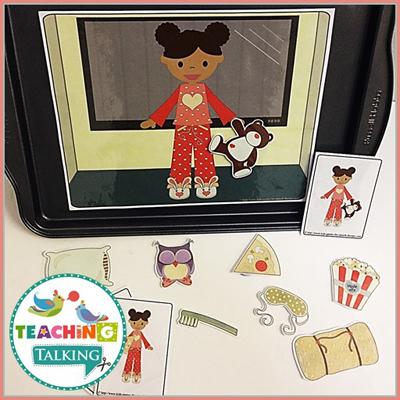 Teaching Talking Movie Night Preschool Language Activities for Speech Therapy