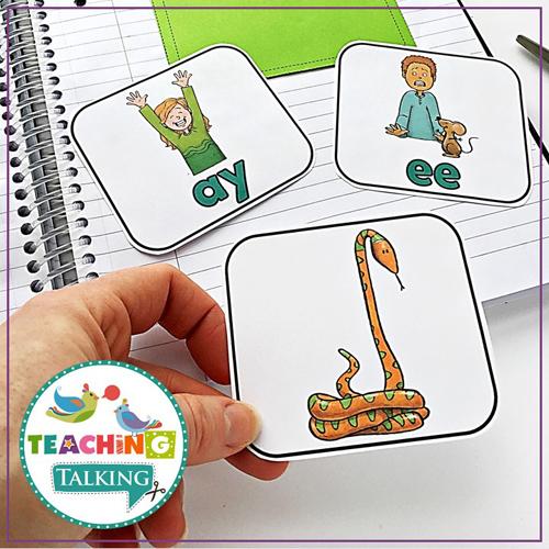 Teaching Talking Printable Apraxia Cards for Speech Therapy