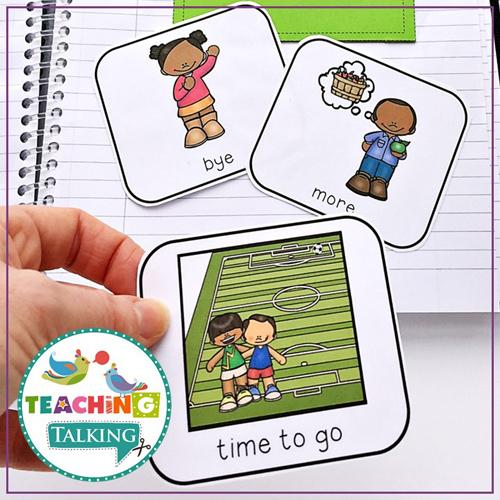 Teaching Talking Printable Apraxia Cards for Speech Therapy