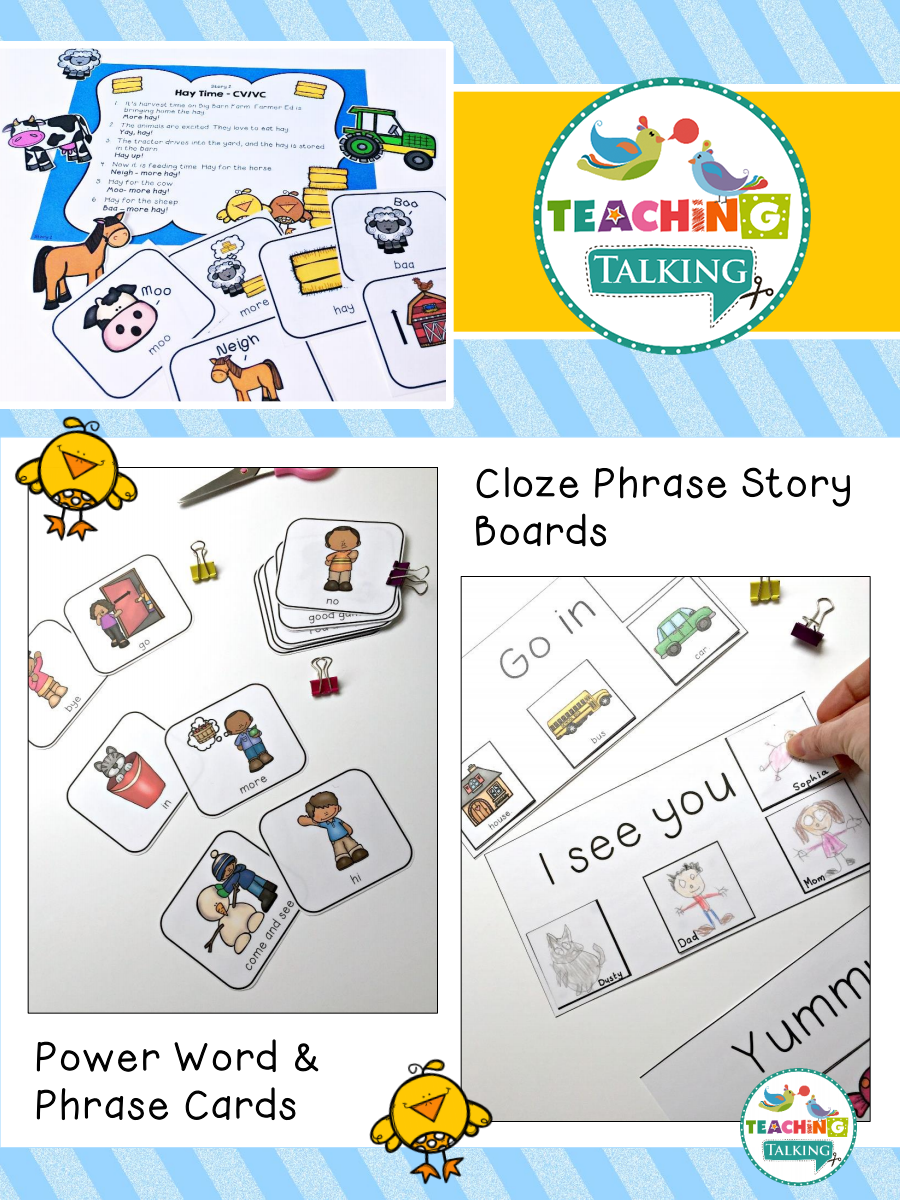 Teaching Talking Printable Apraxia of Speech Activities Farm Pack and BOOM! Cards