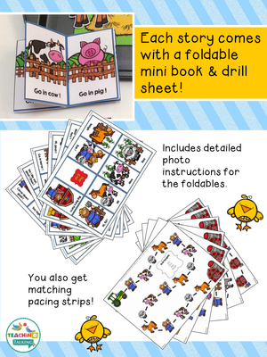 Teaching Talking Printable Apraxia of Speech Activities Farm Pack and BOOM! Cards