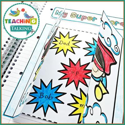 Teaching Talking Printable Apraxia of Speech Activities for Speech Therapy Notebooks