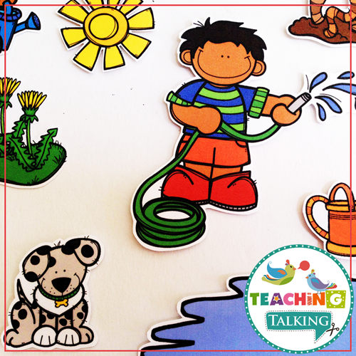 Teaching Talking Printable Apraxia of Speech Activities Garden Pack