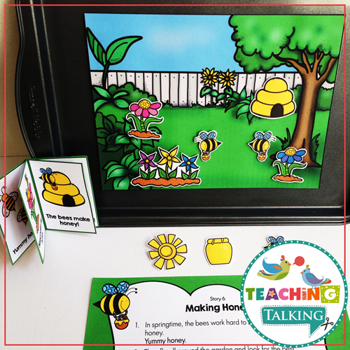 Teaching Talking Printable Apraxia of Speech Activities Garden Pack