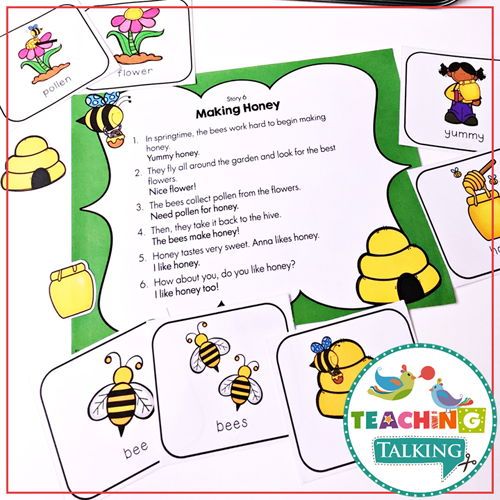 Teaching Talking Printable Apraxia of Speech Activities Garden Pack