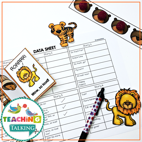 Teaching Talking Printable Apraxia of Speech Activities Zoo Pack and BOOM! Cards