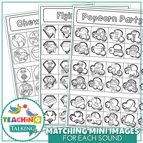 Teaching Talking Printable Articulation Notebooks for K-G-F-V