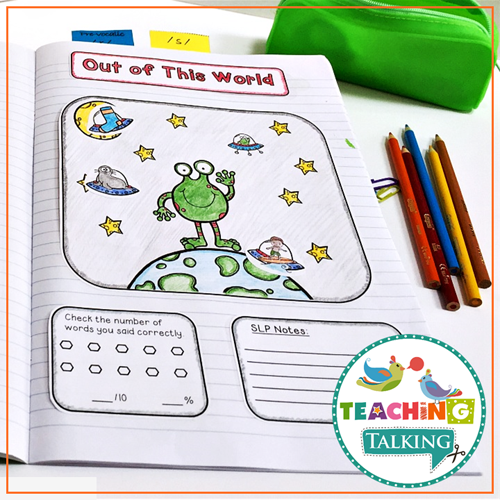 Teaching Talking Printable Articulation Notebooks for Speech Therapy Value Bundle