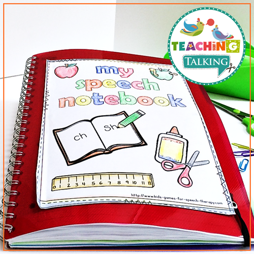 Teaching Talking Printable Articulation Notebooks for Speech Therapy Value Bundle
