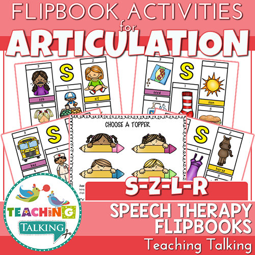 Articulation Flip Books - 17 book set for SLP