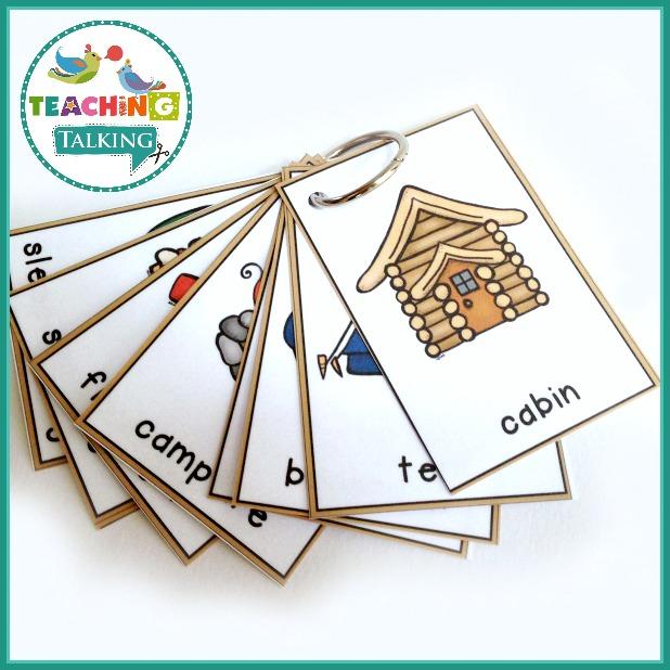 Teaching Talking Printable Camping Vocabulary Activities