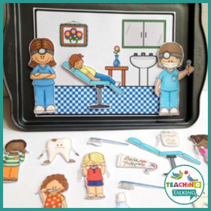 Teaching Talking Printable Dental Health Vocabulary Activities