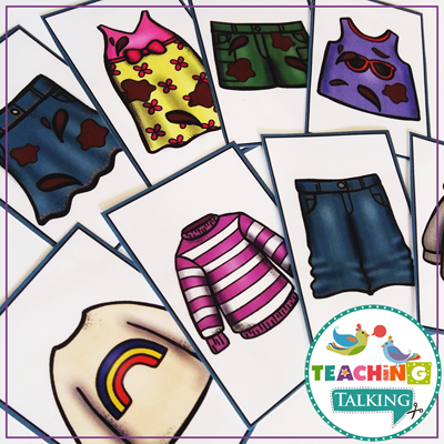Teaching Talking Printable Describing Words Speech Therapy Activities for Preschool
