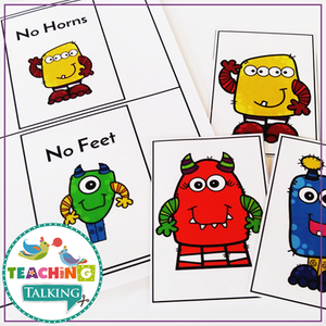 Teaching Talking Printable Describing Words Speech Therapy Activities for Preschool