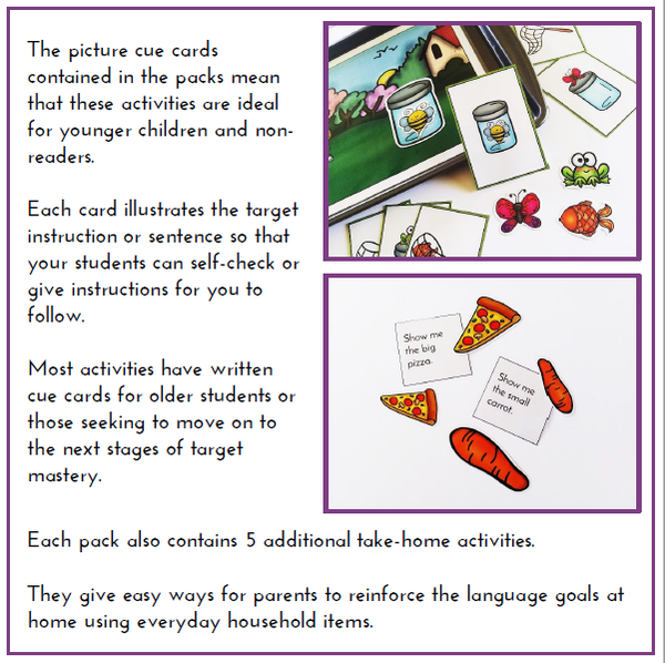 describing words speech therapy