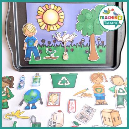 Teaching Talking Printable Earth Day Vocabulary Activities