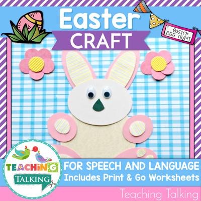 Teaching Talking Printable Easter Speech Therapy Activities Value Bundle