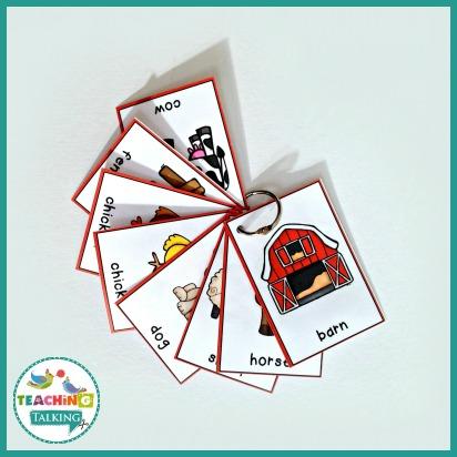Teaching Talking Printable Farm Vocabulary Activities