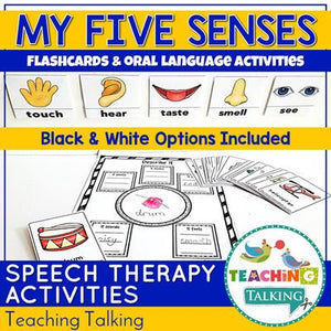 Teaching Talking Printable Five Senses Activities