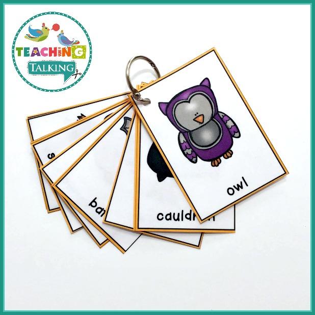 Teaching Talking Printable Halloween Vocabulary Activities
