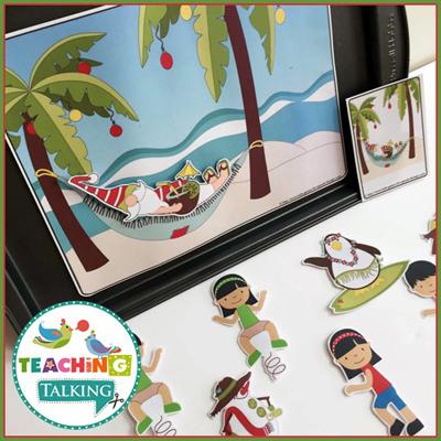 Teaching Talking Printable Holidays Value Bundle of Preschool Language Activities for Speech Therapy