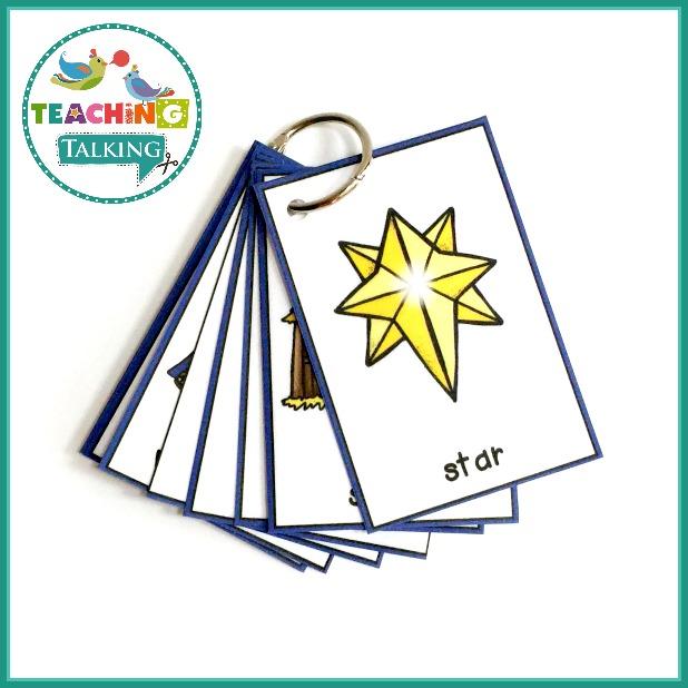 Teaching Talking Printable Nativity Vocabulary Activities