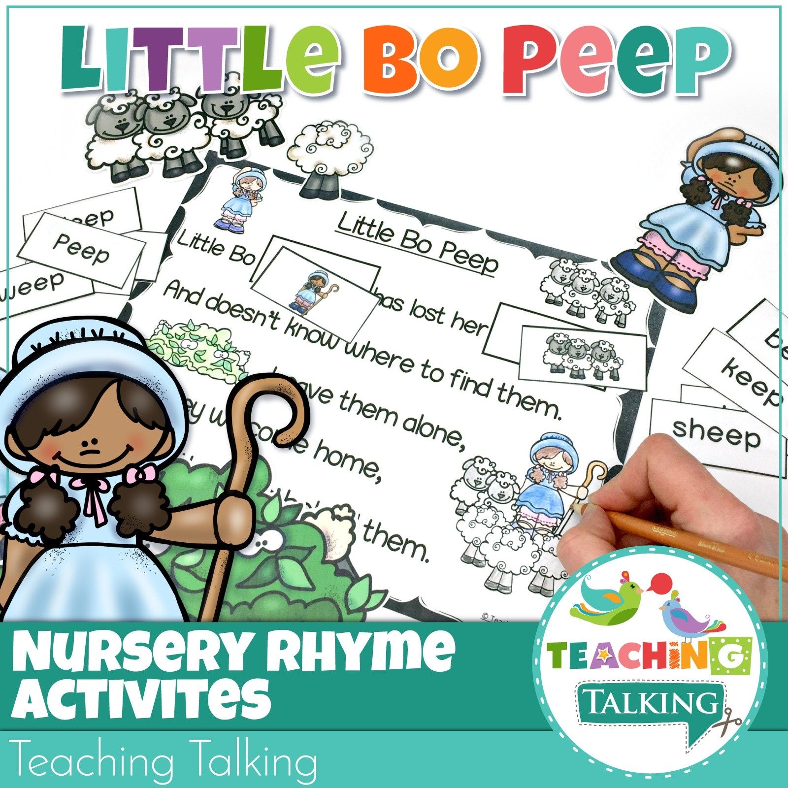 Nursery Rhyme Activities for Little Bo Peep - Teaching Talking