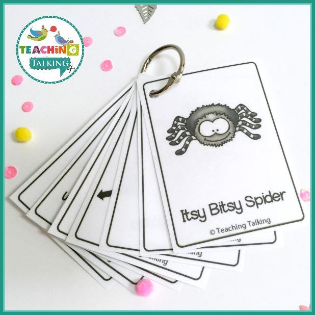 Teaching Talking Printable Nursery Rhymes Activities Bundle for Speech Therapy