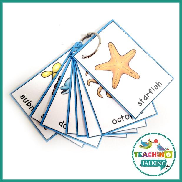 Teaching Talking Printable Ocean Vocabulary Activities