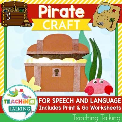 Teaching Talking Printable Pirates Speech Therapy Activities Value Bundle