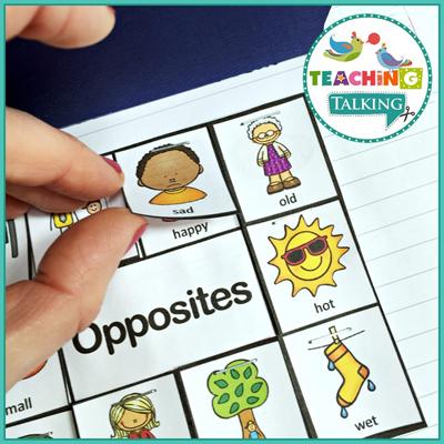 Teaching Talking Printable Preschool Notebooks for Speech and Language Therapy