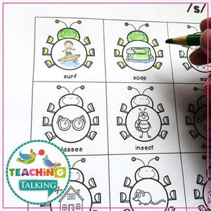 Print and Go Articulation Activities for Spring - Teaching Talking