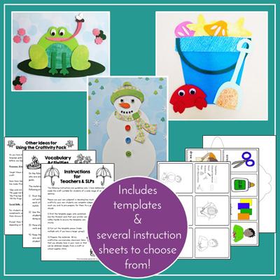 Teaching Talking Printable Print & Go Language Activity Worksheets Value Bundle