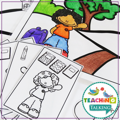 Teaching Talking Printable Regular Plurals Speech Therapy Activities for Preschool