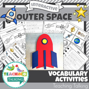 Teaching Talking Printable Space Vocabulary Activities