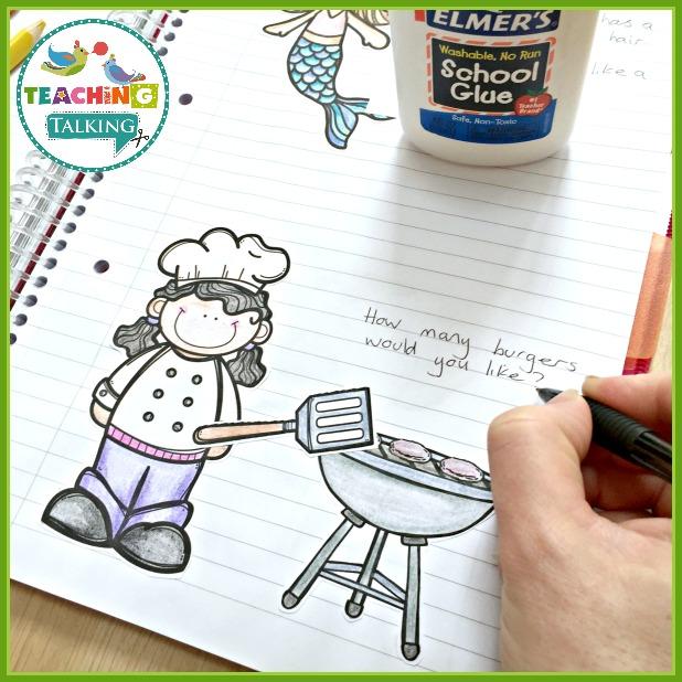 Teaching Talking Printable Speech Therapy Language Notebooks for Summer