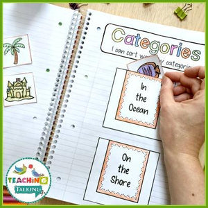 Teaching Talking Printable Speech Therapy Language Notebooks for Summer