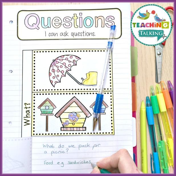 Teaching Talking Printable Speech Therapy Language Notebooks Value Bundle